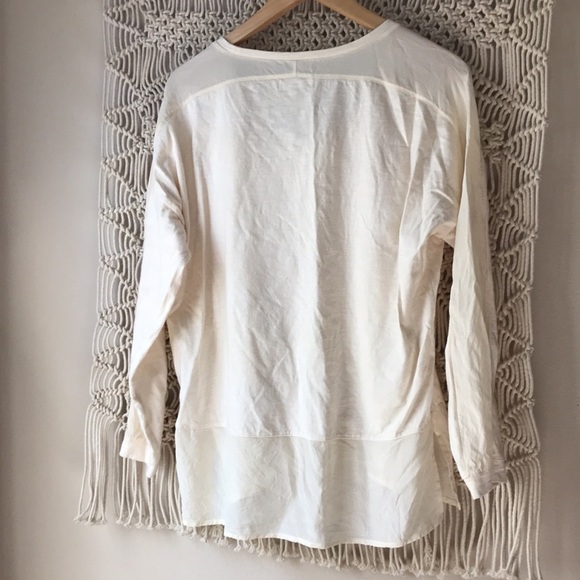 Madewell silk& cotton top sz S - Picture 6 of 8